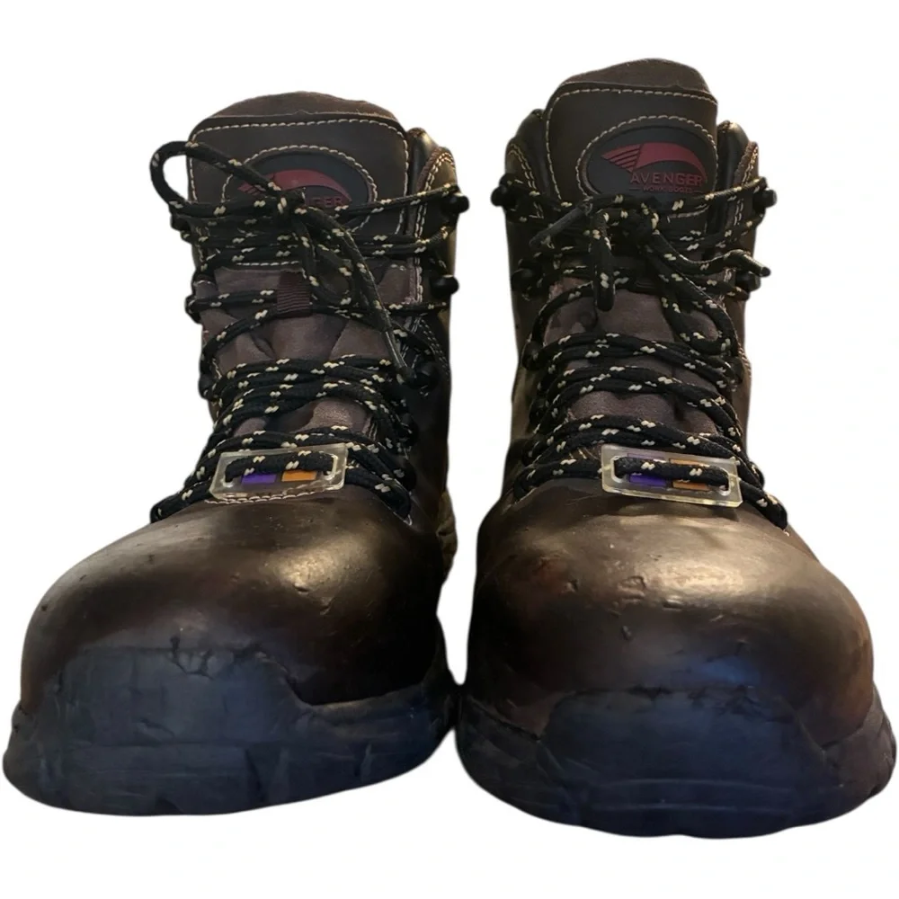 Avenger Framer Women's Work Boots Brown Leather Size 9